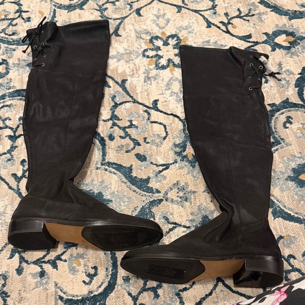 Vince Camuto Black Over the Knee Boots